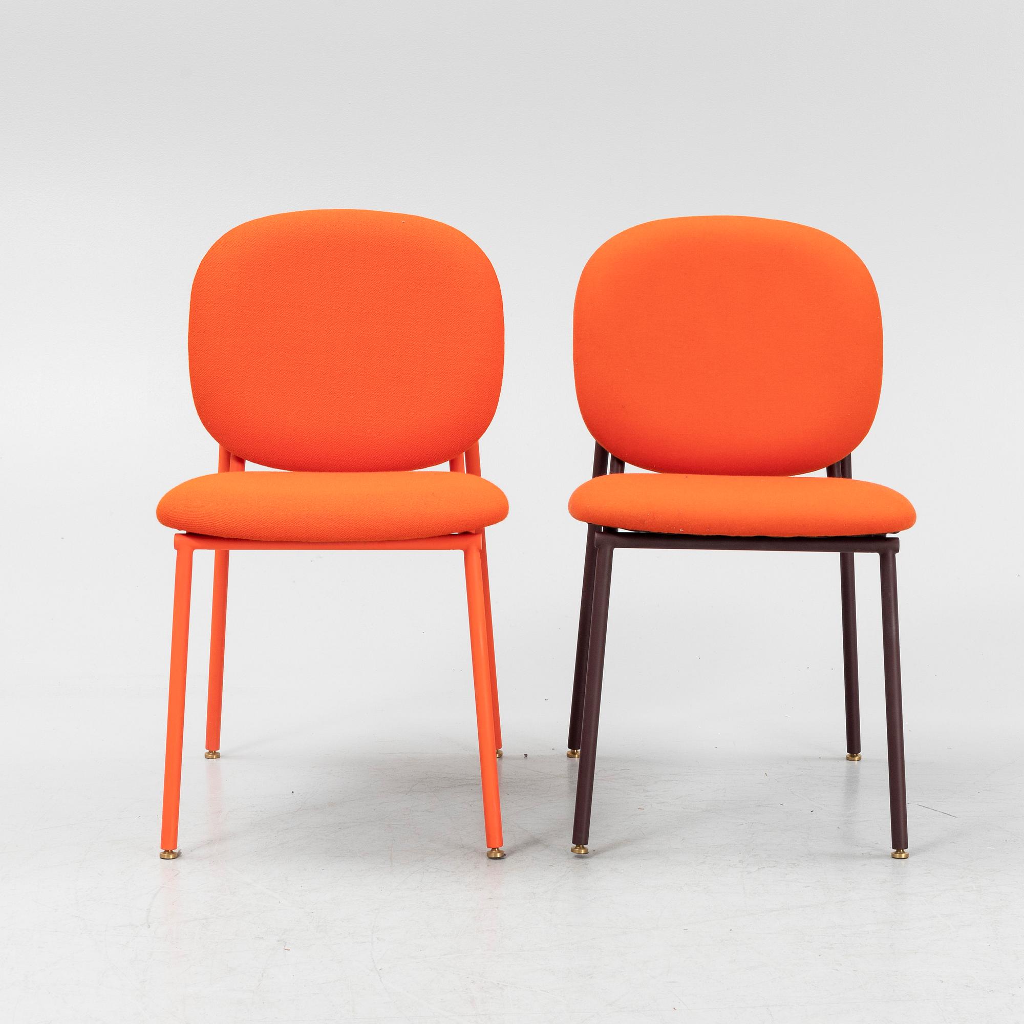 Mathieu Gustafsson, two prototype chairs, Ói, 2019.