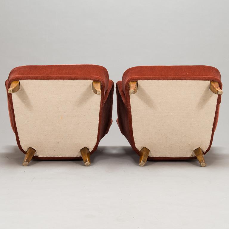 Ilmari Lappalainen, Fåtöljer, ett par, "Laila", Asko, Finland 1900-talets mitt.