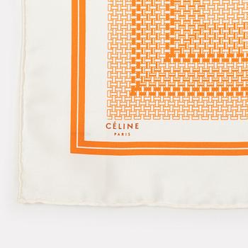 Céline, scarf.