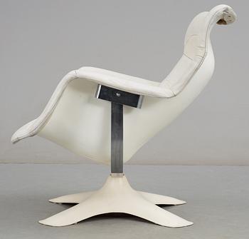 An Yrjö Kukkapurro 'Karuselli' Lounge Chair by Haimi, Finland 1970's.