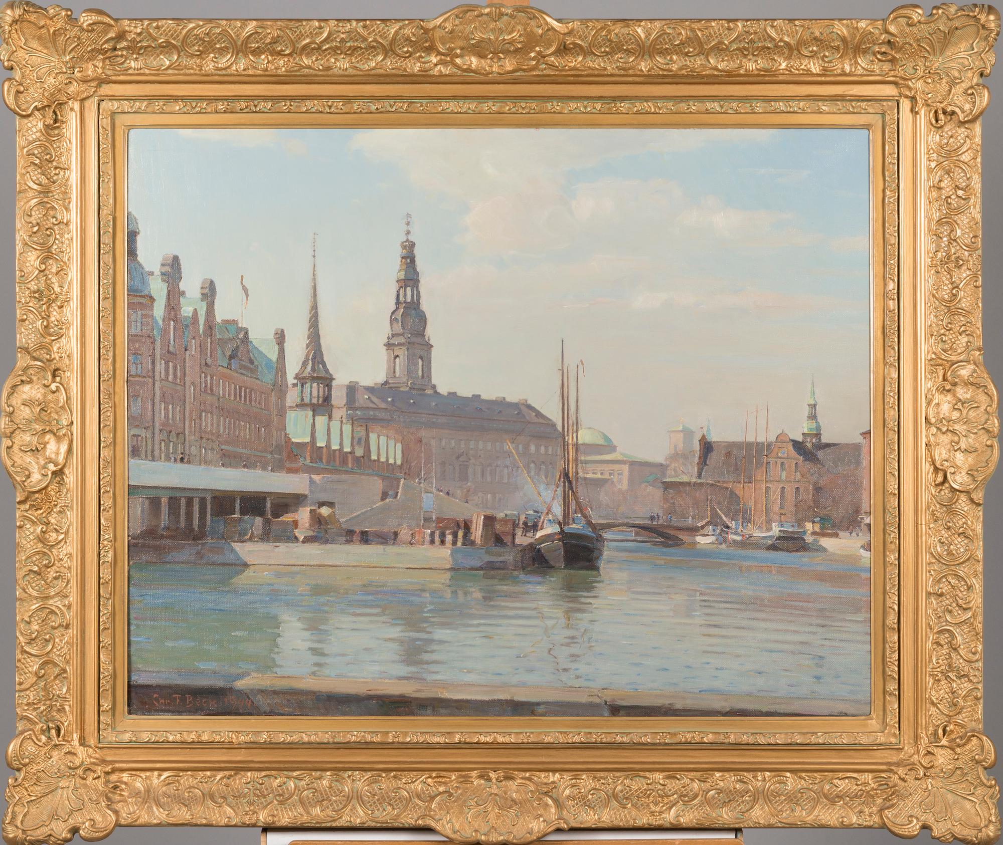 CHRISTIAN FREDERICK BECK, oil on canvas, signed and dated 1944.