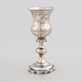 A silver chalice, Vilnius 1860.