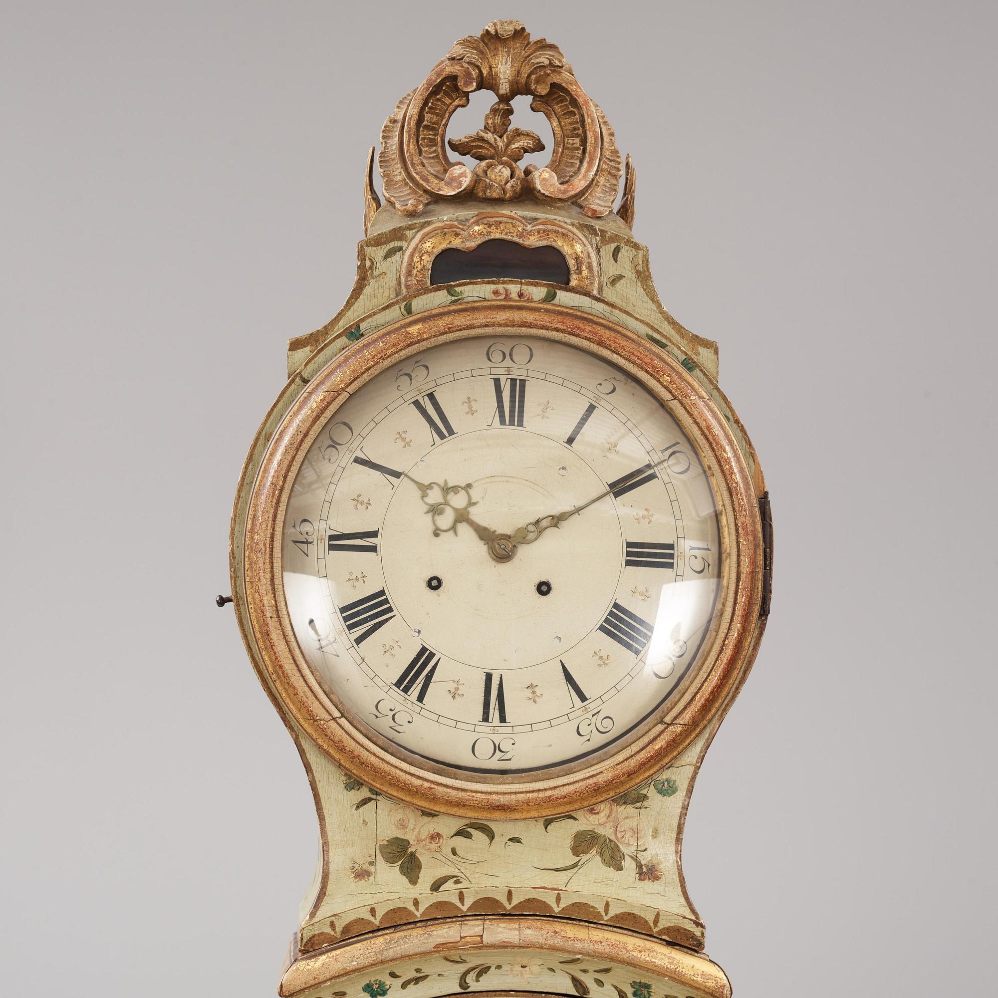 Golvur, Stockholmsarbete, 1700-talets senare del, Rokoko.