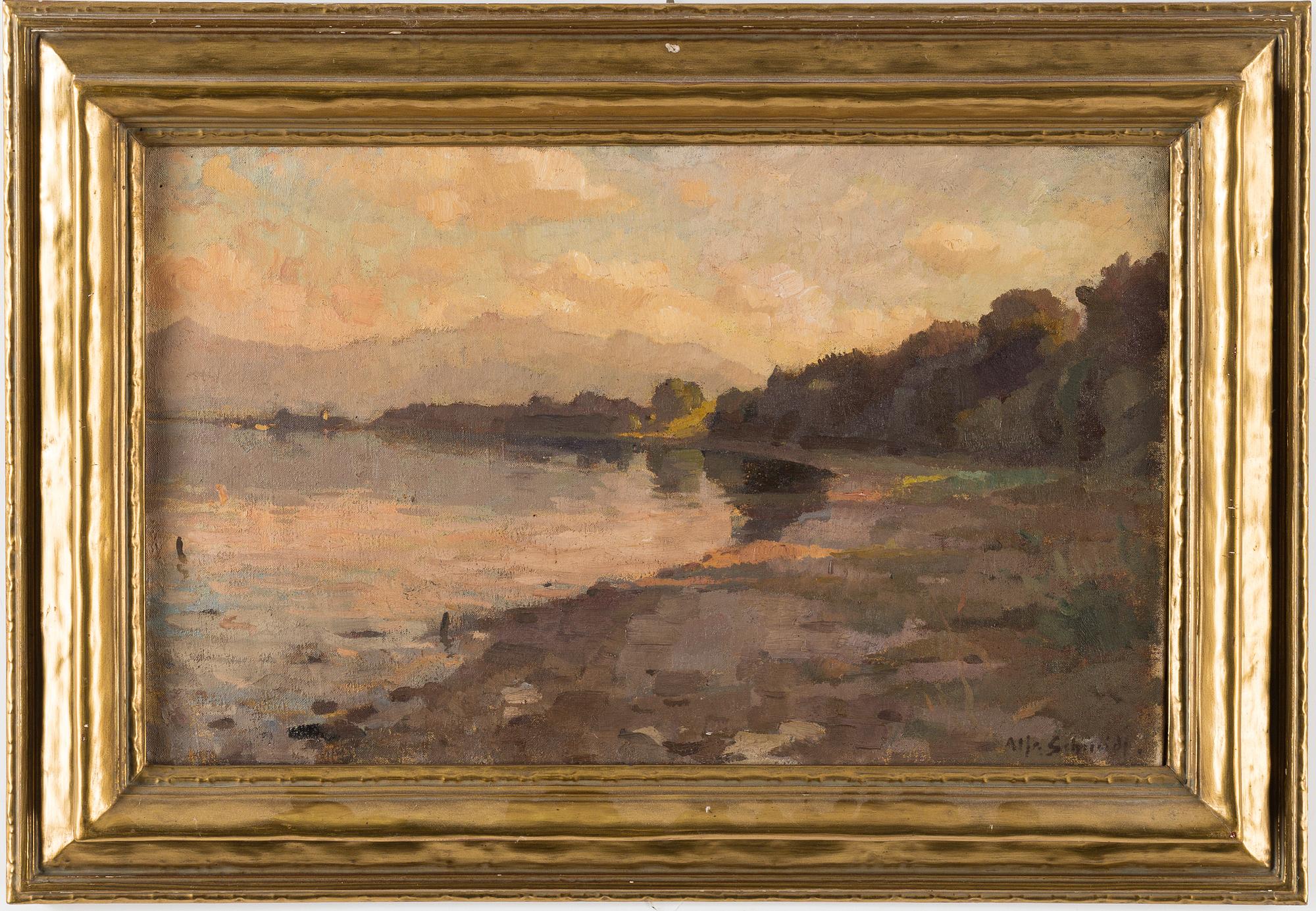 ALFRED SCHMIDT, olja på duk, signerad.