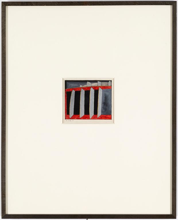 STEN EKLUND, gouache, signed and dated -66.