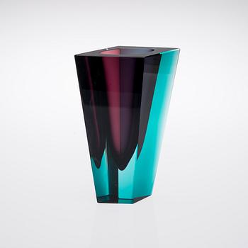 KAJ FRANCK, A VASE. Prisma. Signed K. Franck, Nuutajärvi Notsjö -57.