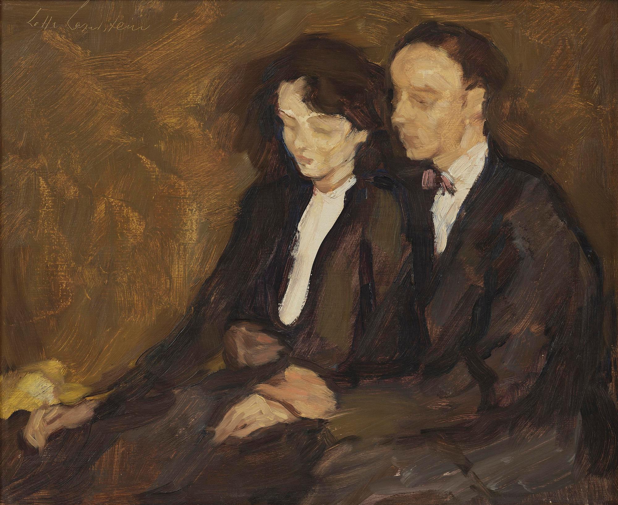 Lotte Laserstein, Study for "The young couple (Rolf and Gunvor Bolin, born Bigner)".