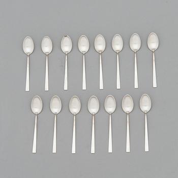 Bertel Gardberg, a 157-piece set of "Birgitta" sterling silver cutlery,  Kultateollisuus, Turku, Finland 1991-2001.