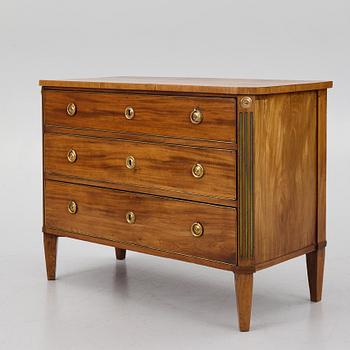 Byrå, sengustaviansk, sent 1700-tal.