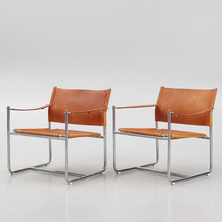 Karin Mobring,  a pair of armchairs, "Amiral", IKEA, 1970s.