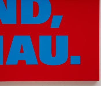 Rémy Zaugg, "SCHAU, ICH BIN BLIND, SCHAU".