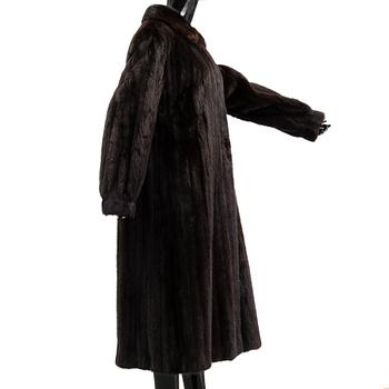 A SAGA MINK FUR COAT.