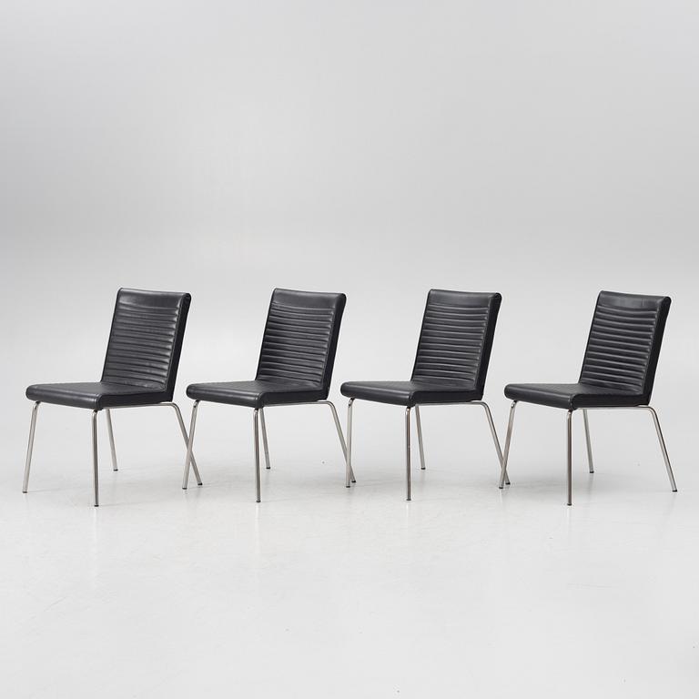 Olle Andersson, four 'Quick' chairs, Offecct.