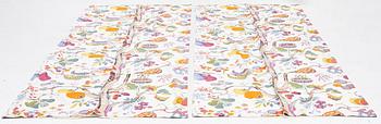 Josef Frank, curtains, a pair, "Vegetable Tree", Svenskt Tenn.