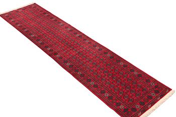 Gallerimatta, Afghan, ca 390 x 83 cm.