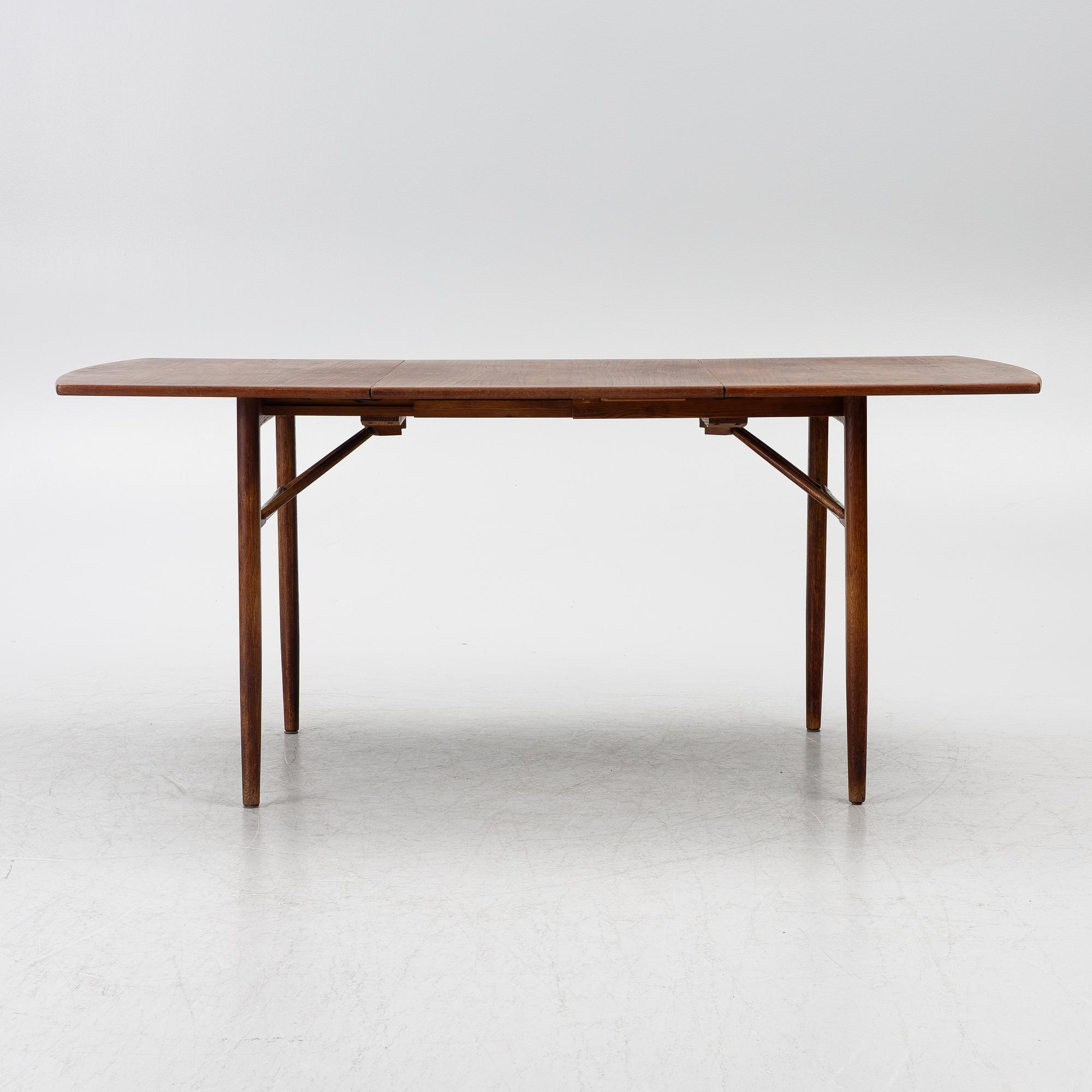 Bendt Winge, a drop-leaf table, Kleppes Møbelfabrik, Norway, 1960's.