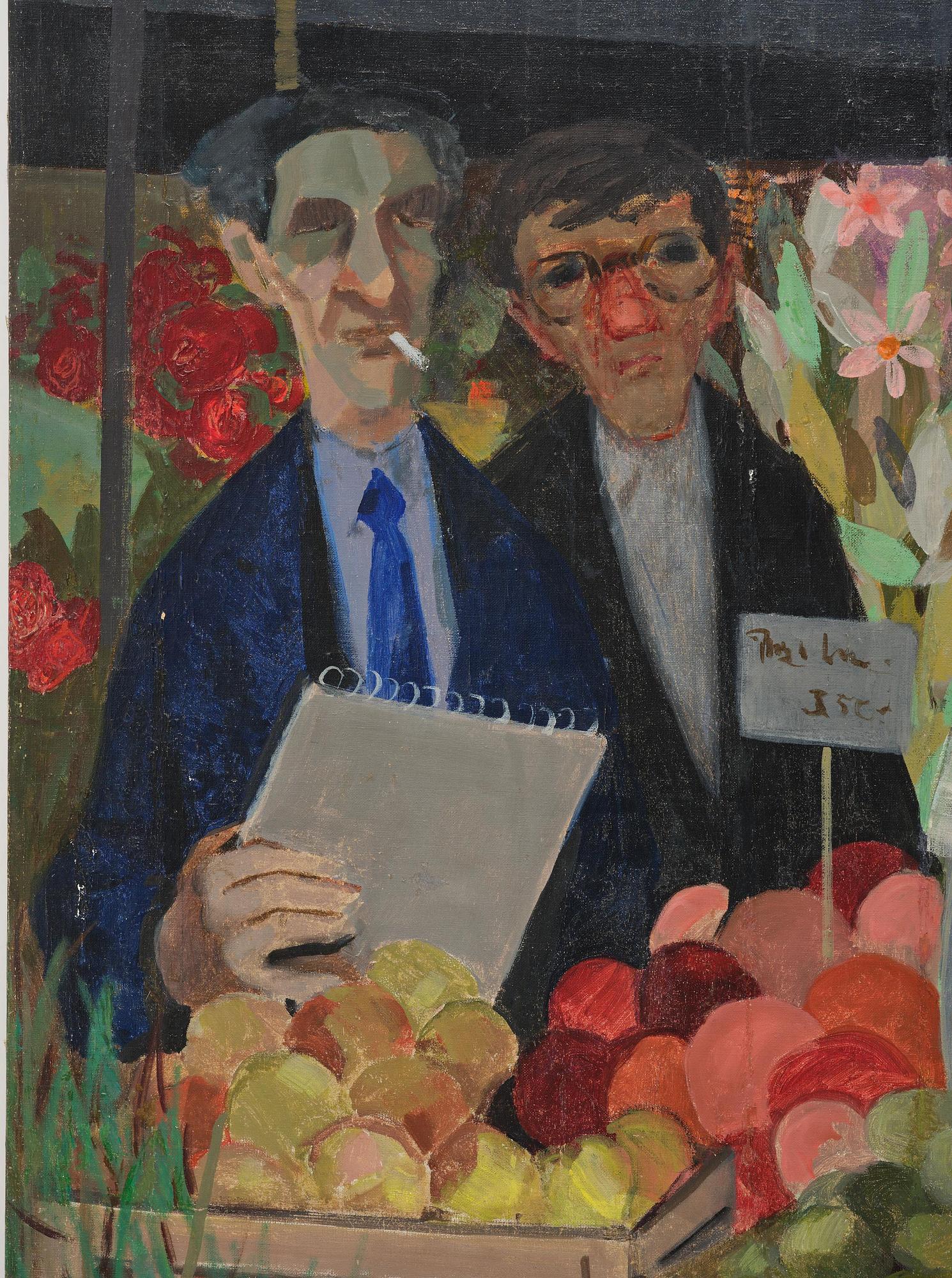 Pelle Åberg, "Torghandel på Hötorget".