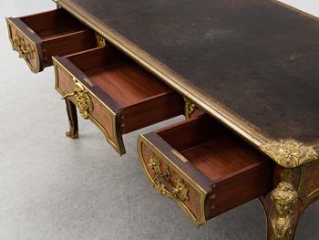 A French Louis XV-style writing desk, second half of the 19th century.