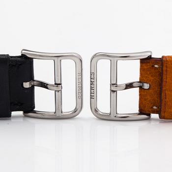 Hermès, Belt, armbandsur, 26 x 29 mm.