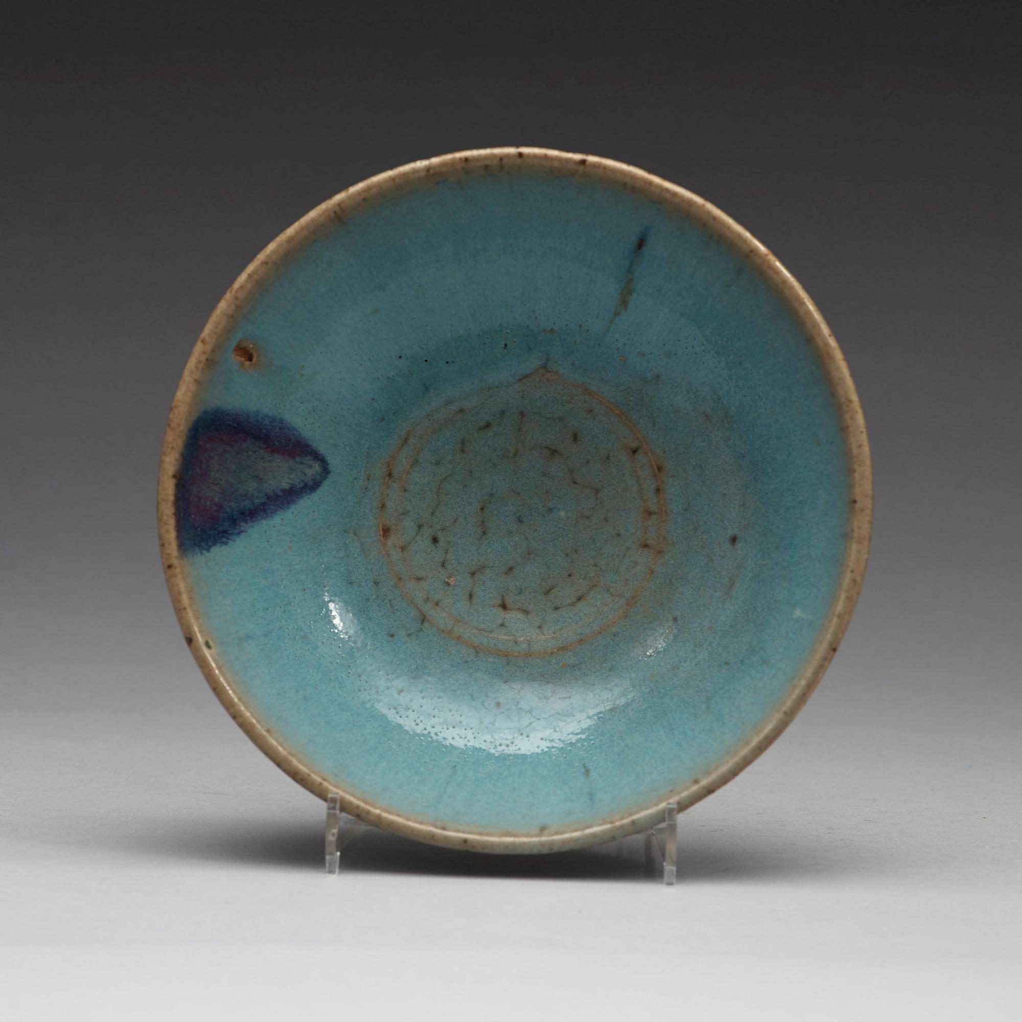 A Junglazed bowl, Song/Yuan dynasty.