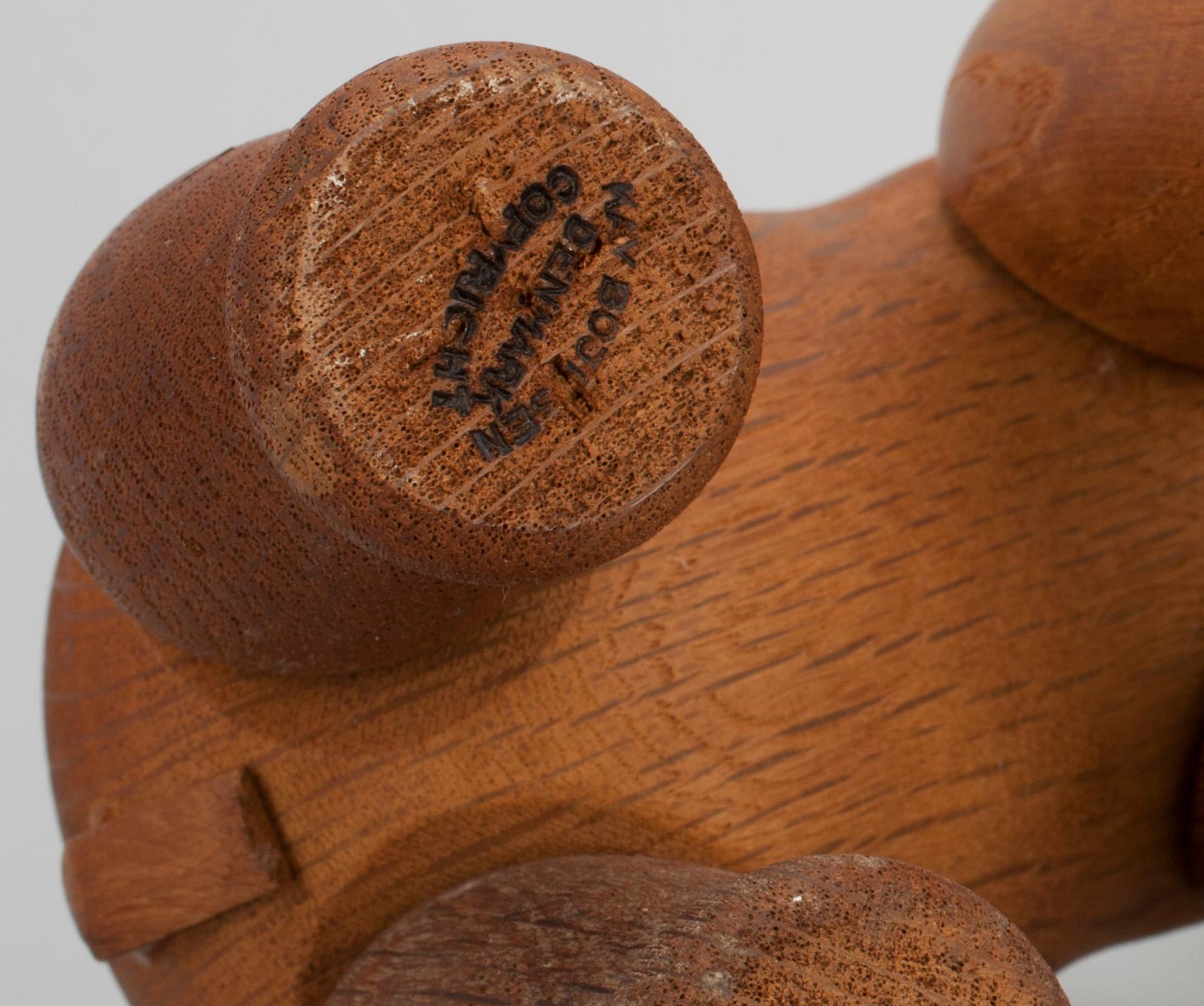 FIGURIN, teak, Kay Bojesen, Danmark 1950-tal.