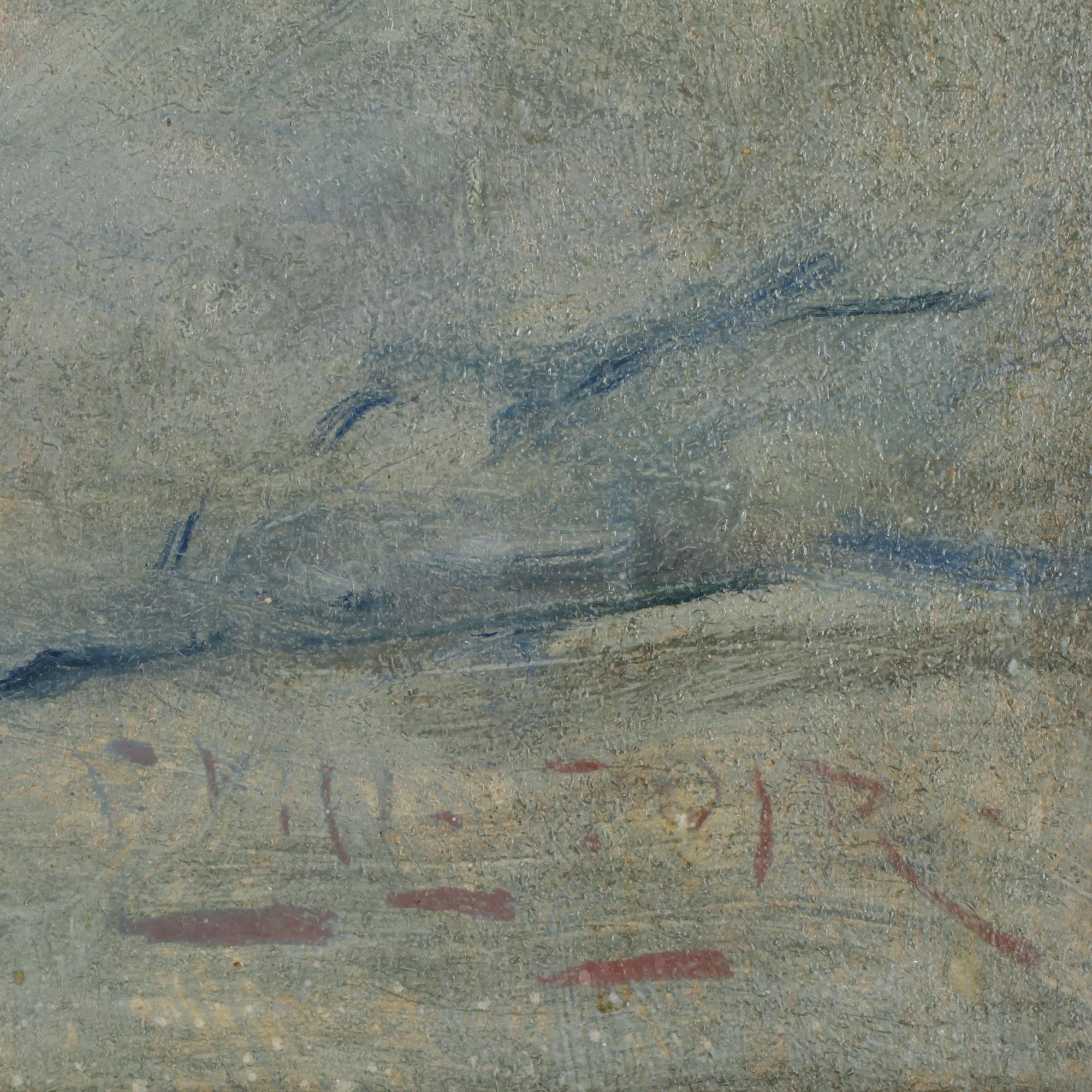 EMIL ZOIR, olja på duk, sign.