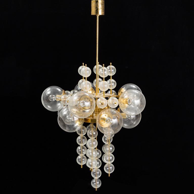 A large ceiling lamp, Italy, second half of 20th Century.