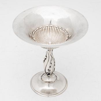 Footed bowl, silver, 20th century.