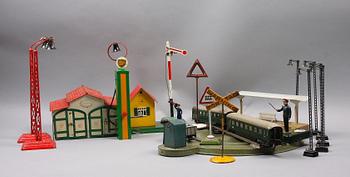 PARTI PLÅTLEKSAKER, 29 delar. Bl.a Schuco o Märklin.