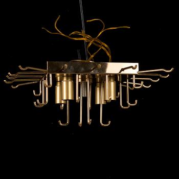 An Italian Murrina glass chandelier.