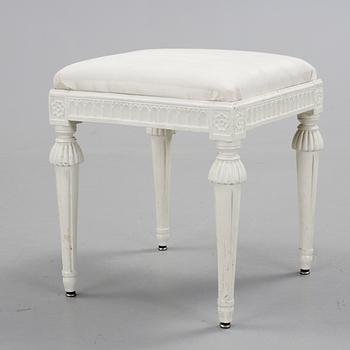 TABURETT, gustaviansk stil, 1900-talets början.