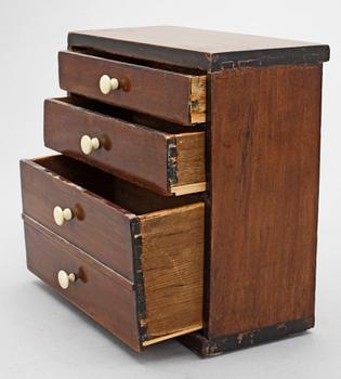 MINIATYRBYRÅ, Karl Johan, 1800-tal.