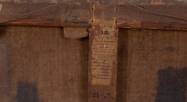 Eugène Isabey, Coastal Scene with Boats.