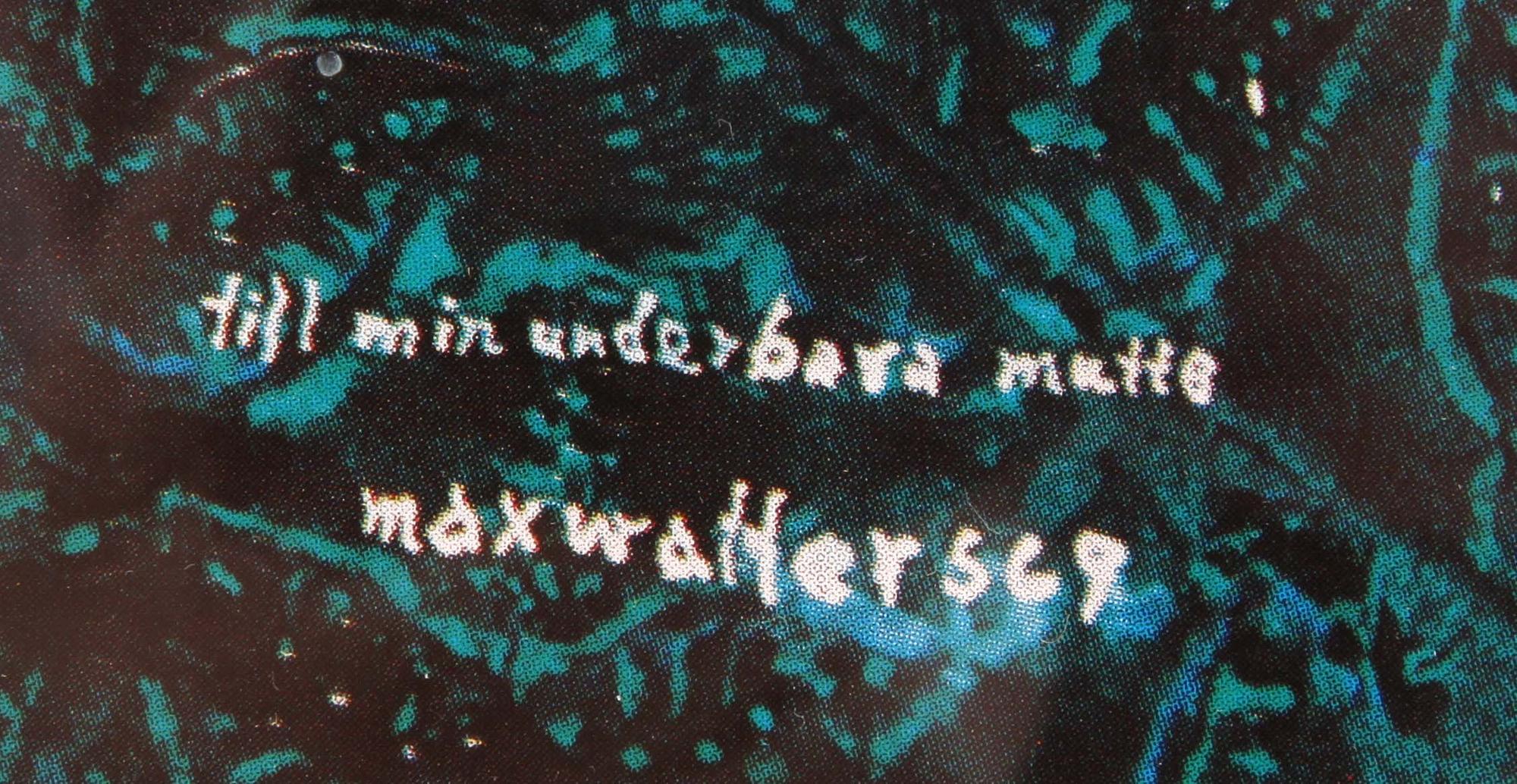 AFFISCH, Max Walter Svanberg sign.
