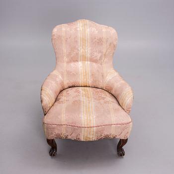 FÅTÖLJ, Emma, 1800-tal.