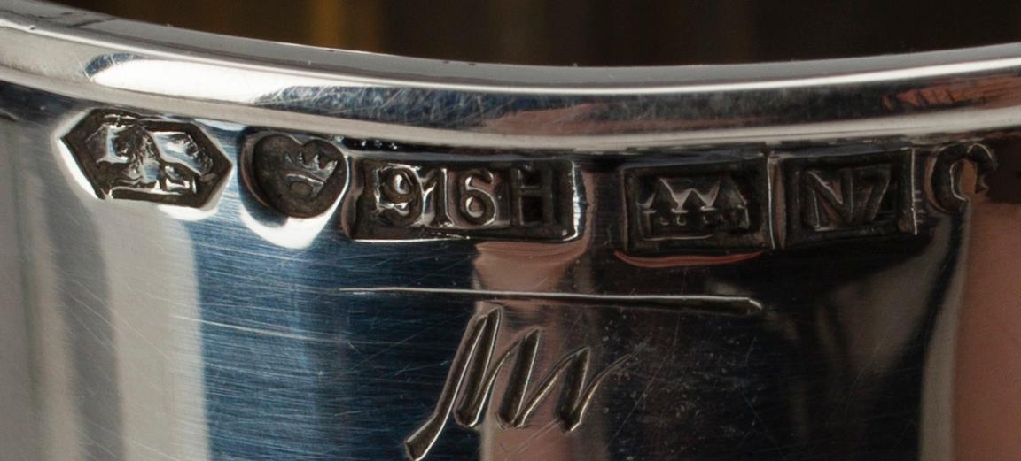 VAS, silver, Tapio Wirkkala, Kultakeskus, Tavstehus 1966, signerad TW.