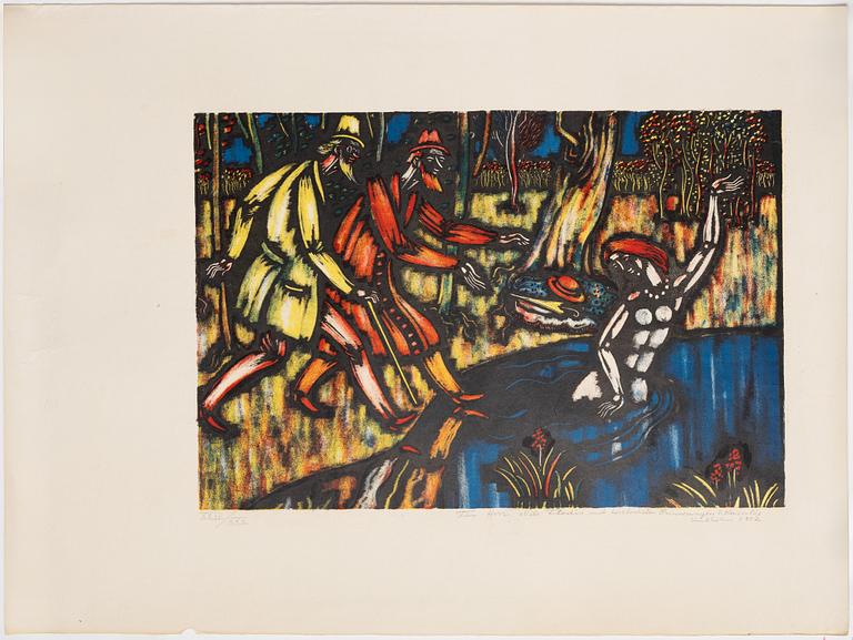 Vytautas Kasiulis, Translation: "Susanna in the Bath".