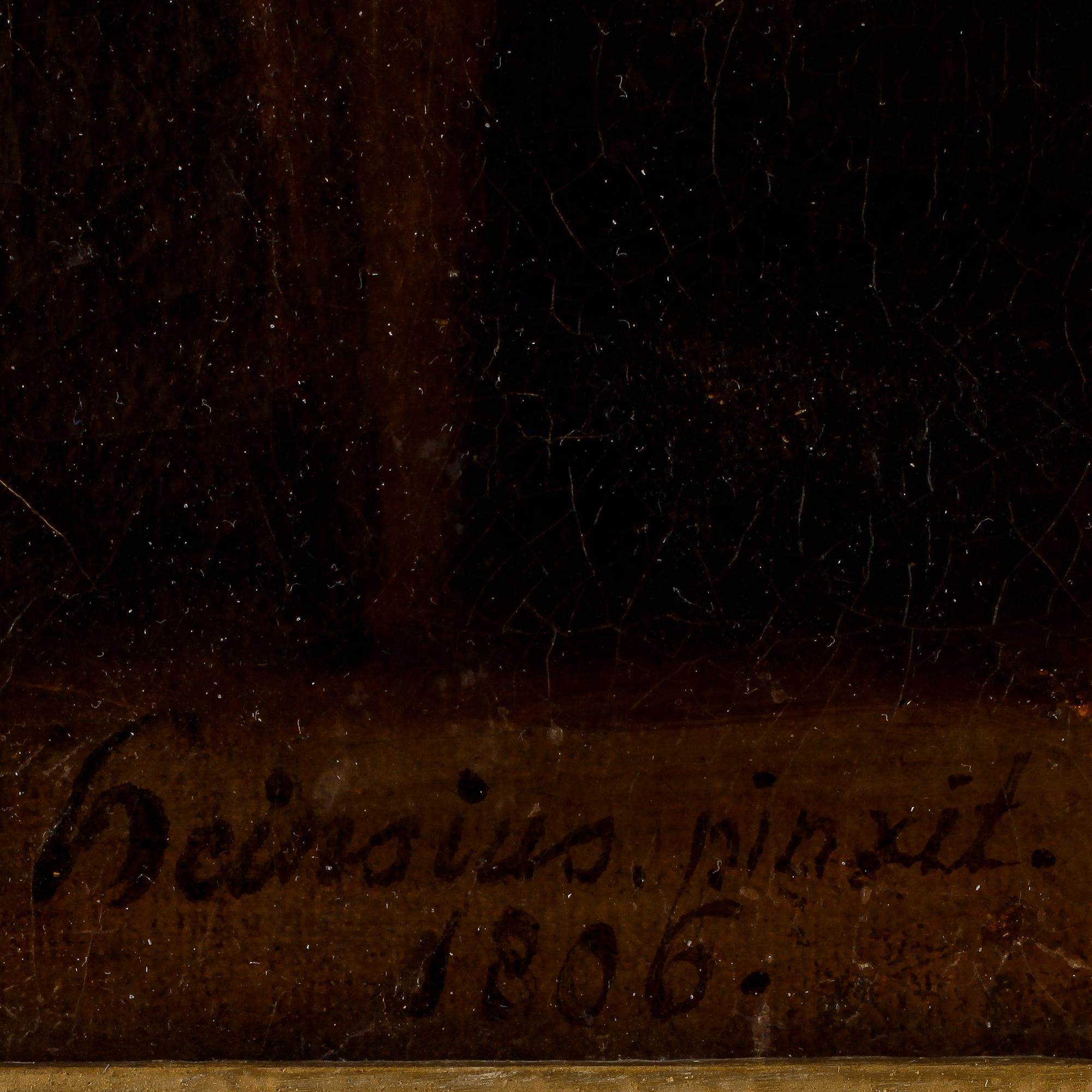 JOHANN JULIUS HEINSIUS, olja på duk, signerad och daterad 1806.