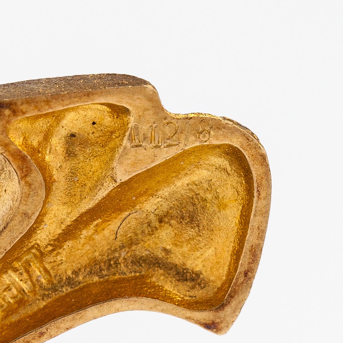 Björn Weckström, Kaulakoru "Hermonie", 18K kultaa, timantti n. 0.02 ct. Lapponia 1979.