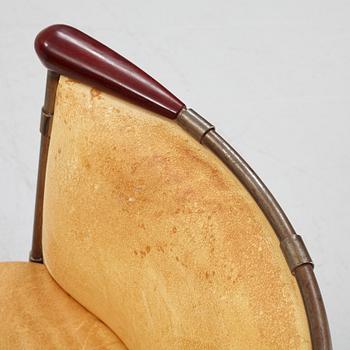 Mats Theselius, an 'Älgskinnsfåtöljen' lounge chair, Källemo, ed. 311/360, Sweden post 1991.