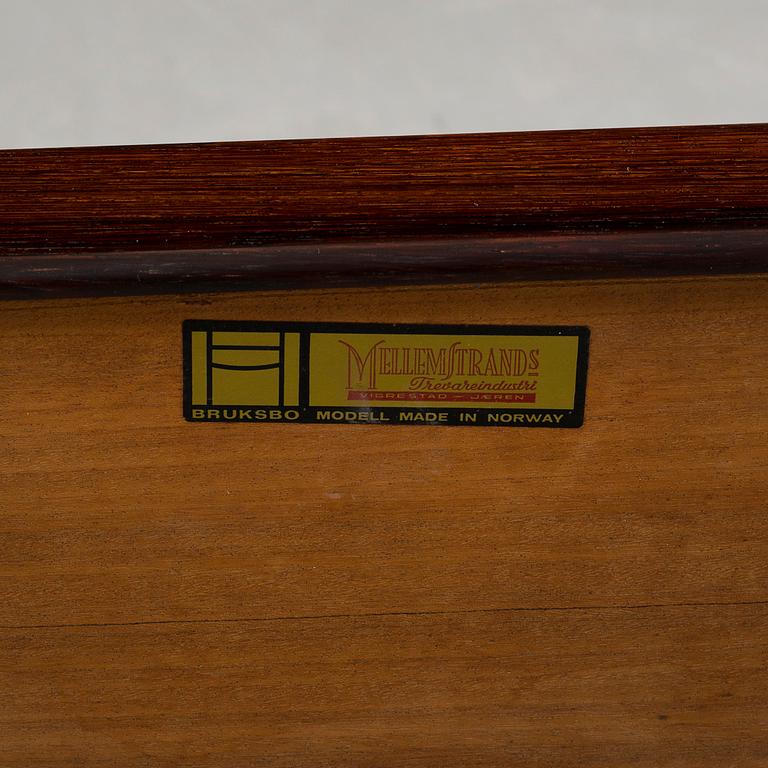 TORBJØRN AFDAL, bänk, "Krobo", Bruksbo, Mellemstrand, Norge, 1900-talets andra hälft. CITES-intyg.