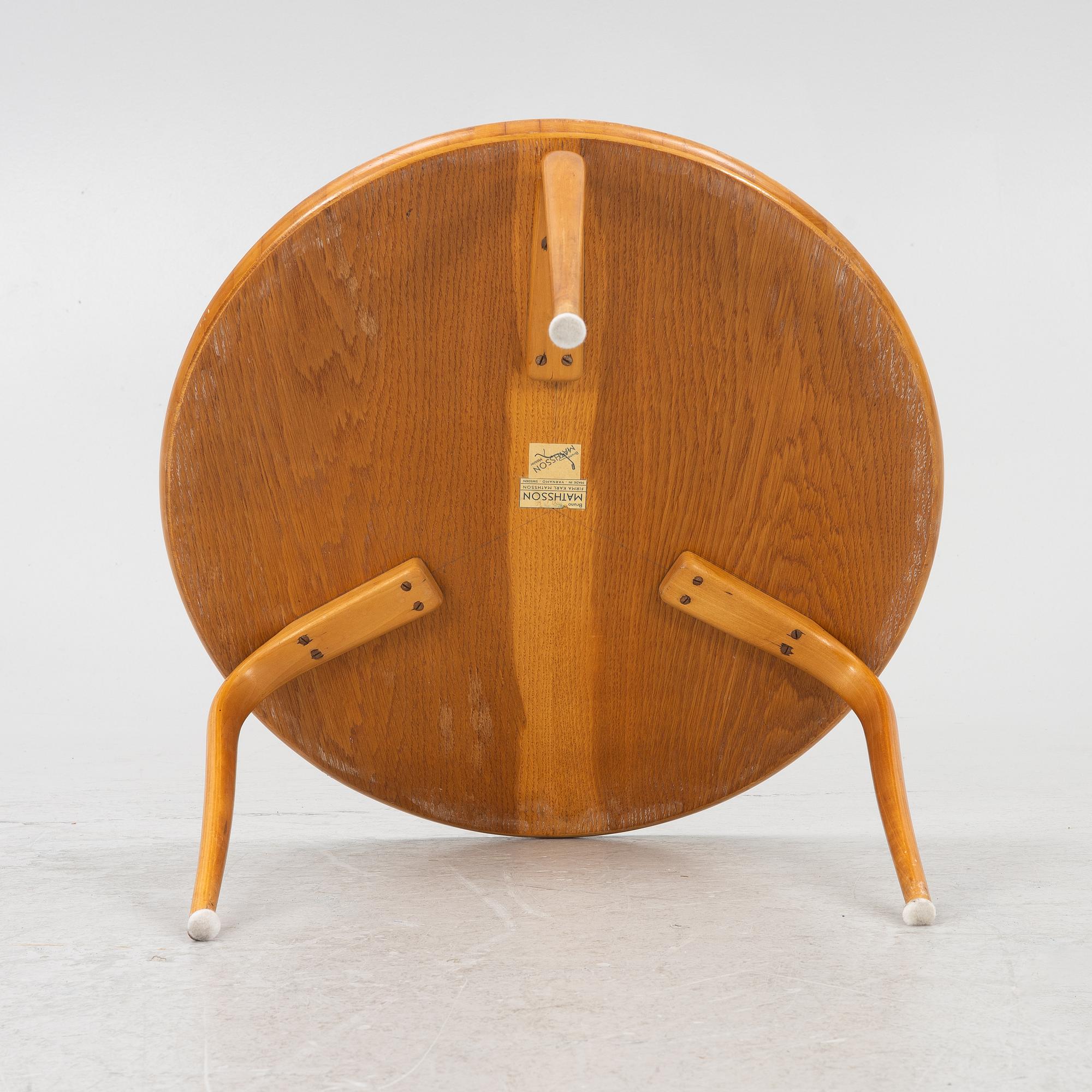 Bruno Mathsson, coffee table, "Annika", Karl Mathsson Company, mid-20th century.