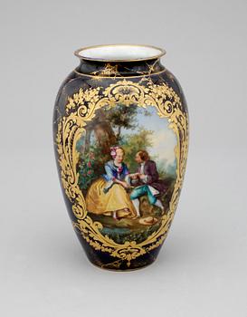 VAS/BORDSLAMPA, ett par, Frankrike, 1800/1900-tal.