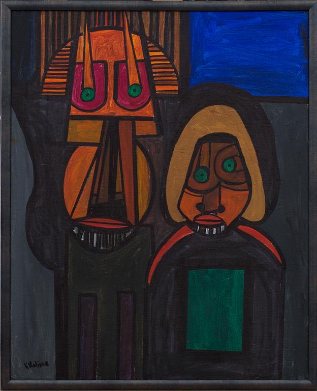 KJELL HOBJER, olja på duk, signerad.