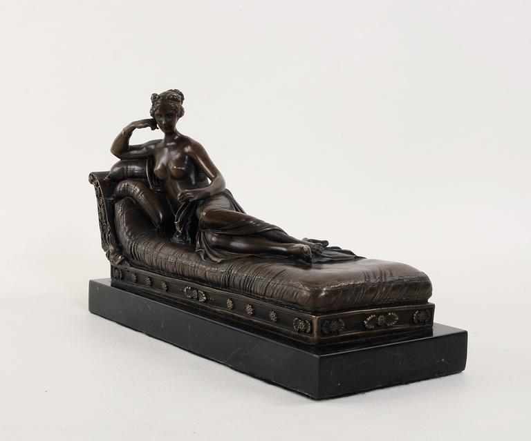 A. CANOVA, efter, skulptur, patinerad brons, bär sign, 1900/2000-tal.