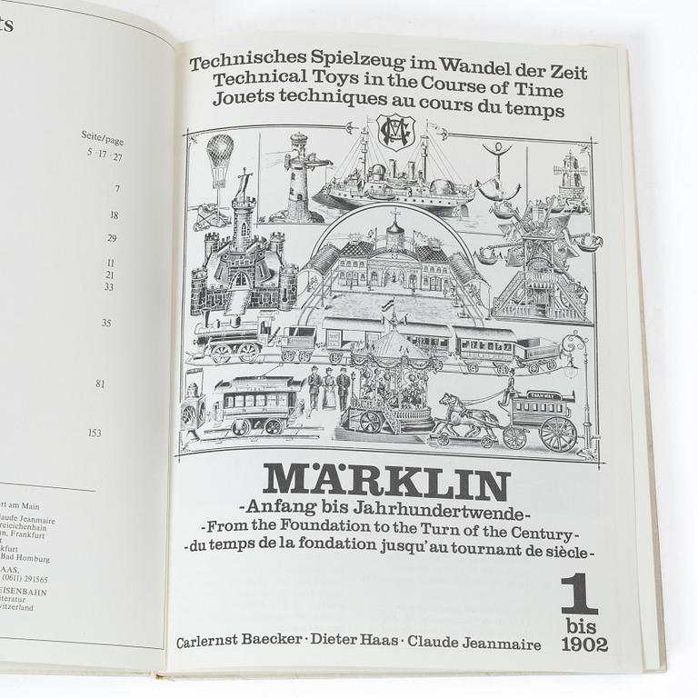 Märklin, Böcker och kataloger, 26 volymer.