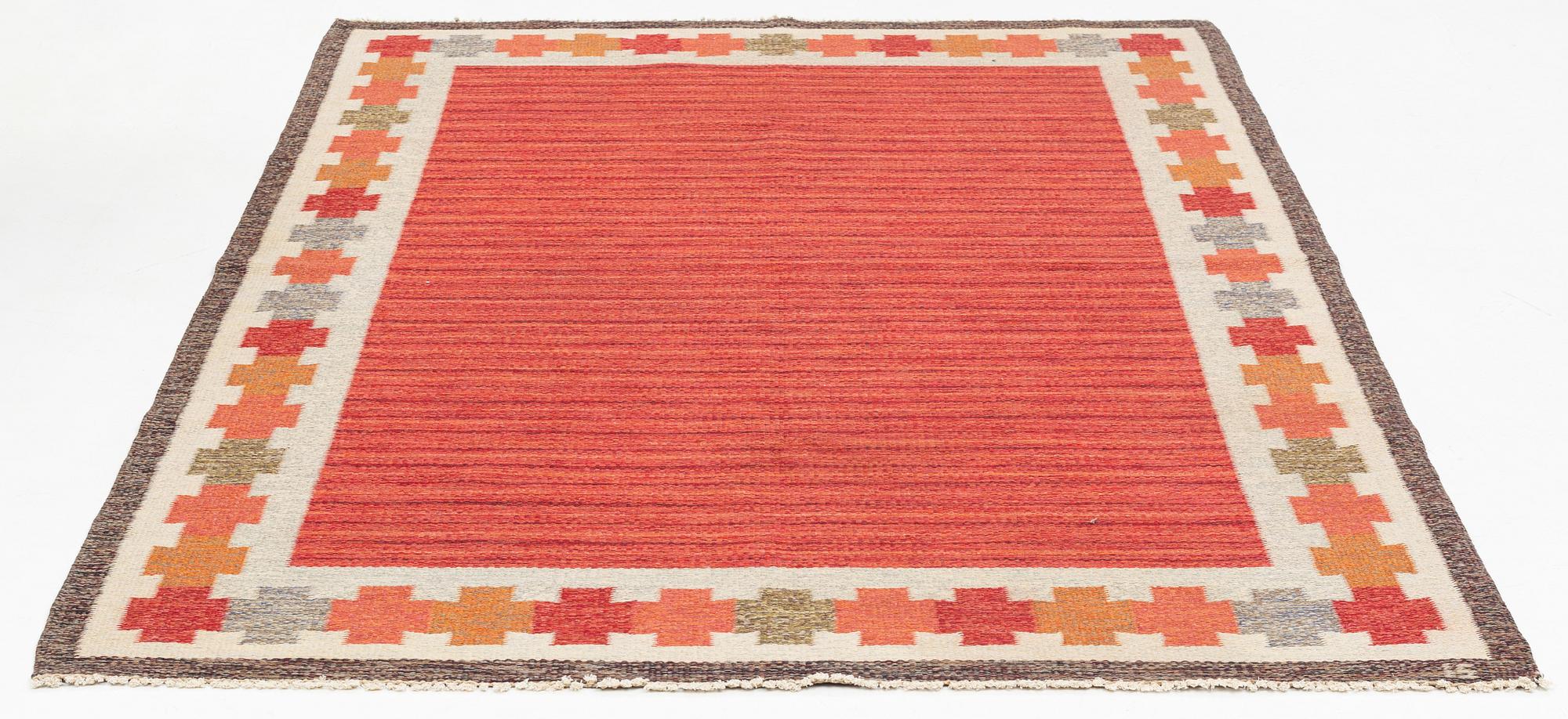 Ingegerd Silow, matta, rölakan, ca 234 x 157 cm.