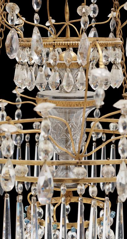 A North European late 18th century four-light chandelier.