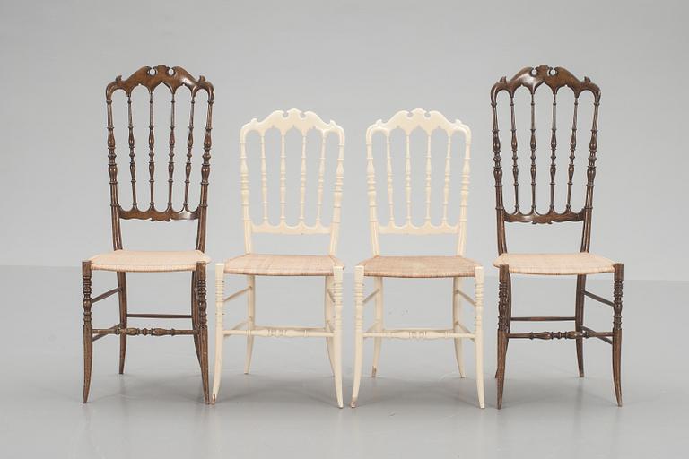 STOLAR, 4 stycken, Italien 1900-tal.