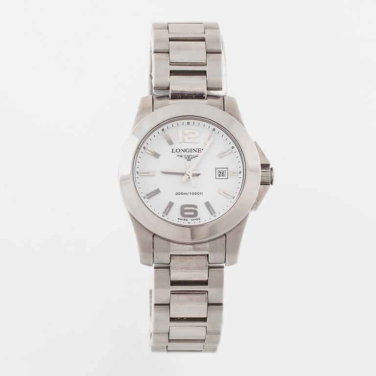 LONGINES, Conquest (300m/1000ft), wristwatch, 30 mm.